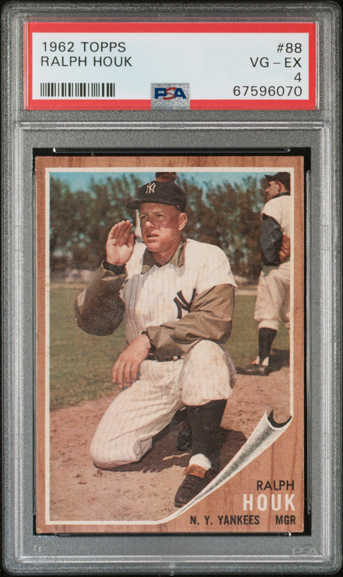 1962 Topps #88 Ralph Houk PSA 4 67596070