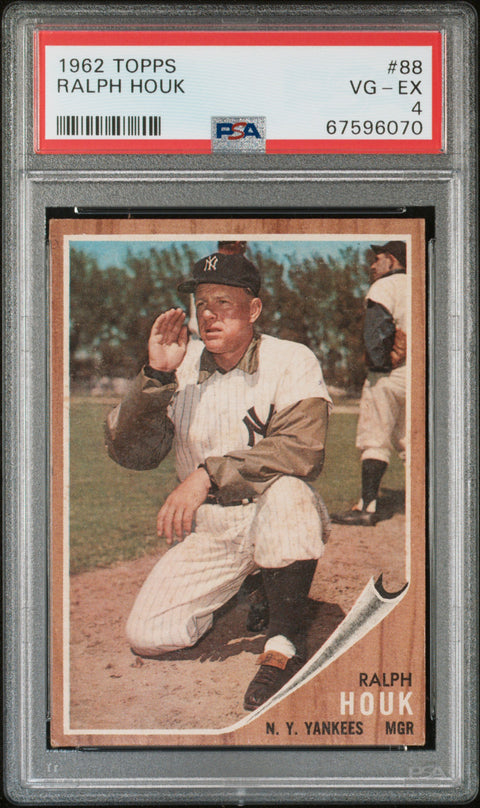 1962 Topps #88 Ralph Houk PSA 4 67596070