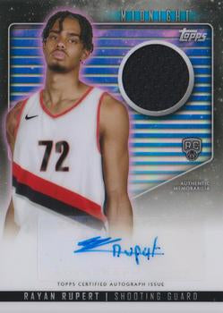 2023-24 Topps Midnight #RJA-RR Rayan Rupert Rookie Jersey Autographs #/25