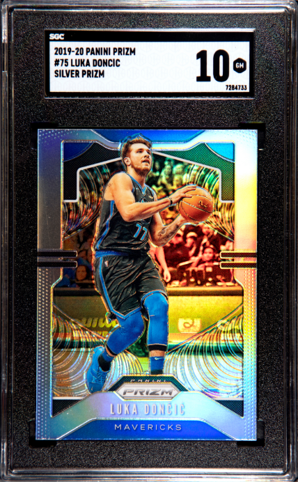 2019-20 Panini Prizm #75 Luka Doncic Silver Prizm SGC 10 7284733