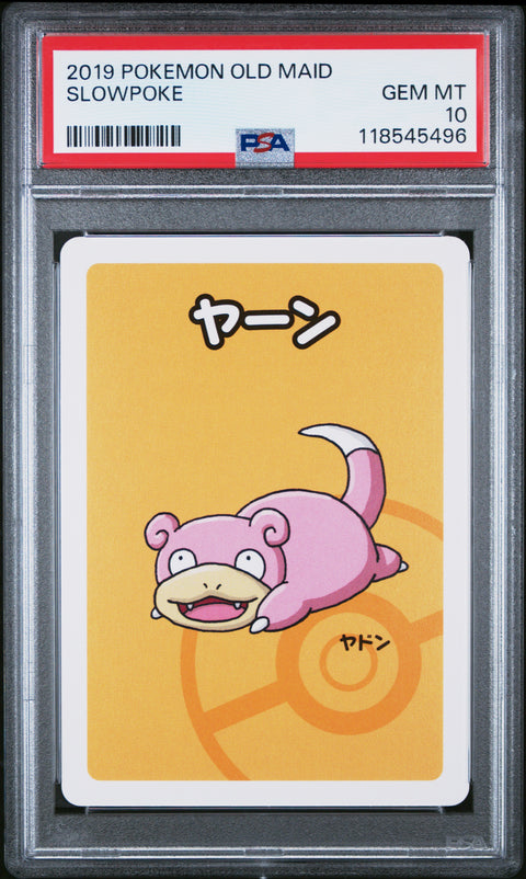 2019 Pokemon Old Maid Slowpoke # PSA 10