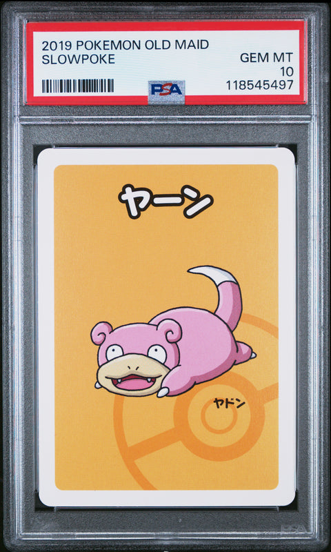 2019 Pokemon Old Maid Slowpoke # PSA 10