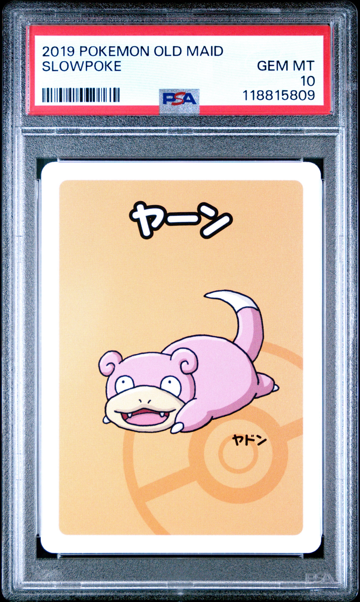 2019 Pokemon Old Maid Slowpoke # PSA 10