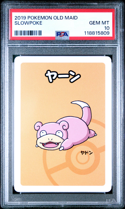 2019 Pokemon Old Maid Slowpoke # PSA 10