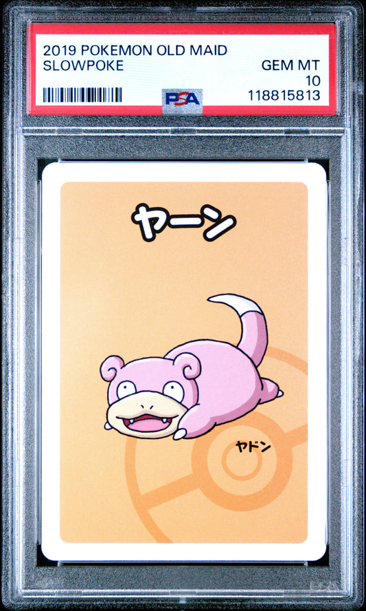 2019 Pokemon Old Maid Slowpoke # PSA 10