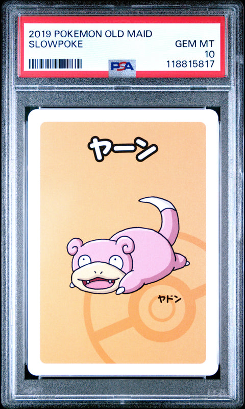 2019 Pokemon Old Maid Slowpoke # PSA 10