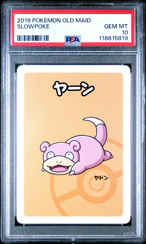 2019 Pokemon Old Maid Slowpoke # PSA 10