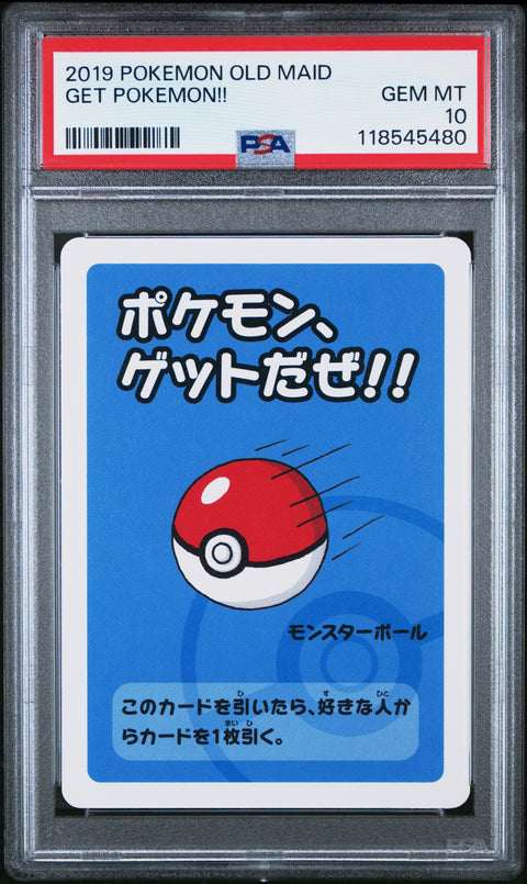2019 Pokemon Old Maid Get Pokemon!! # PSA 10