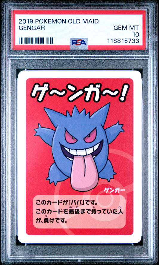 2019 Pokemon Old Maid Gengar # PSA 10