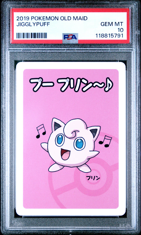 2019 Pokemon Old Maid Jigglypuff # PSA 10