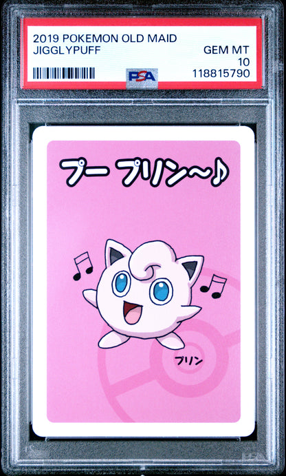 2019 Pokemon Old Maid Jigglypuff # PSA 10