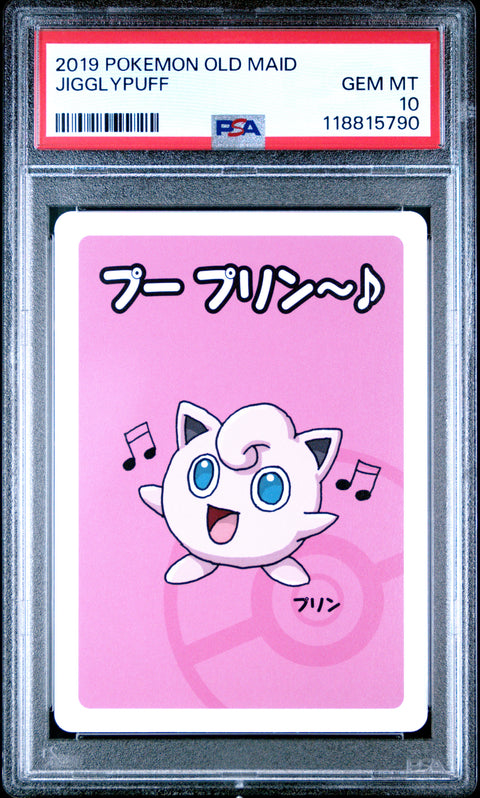 2019 Pokemon Old Maid Jigglypuff # PSA 10
