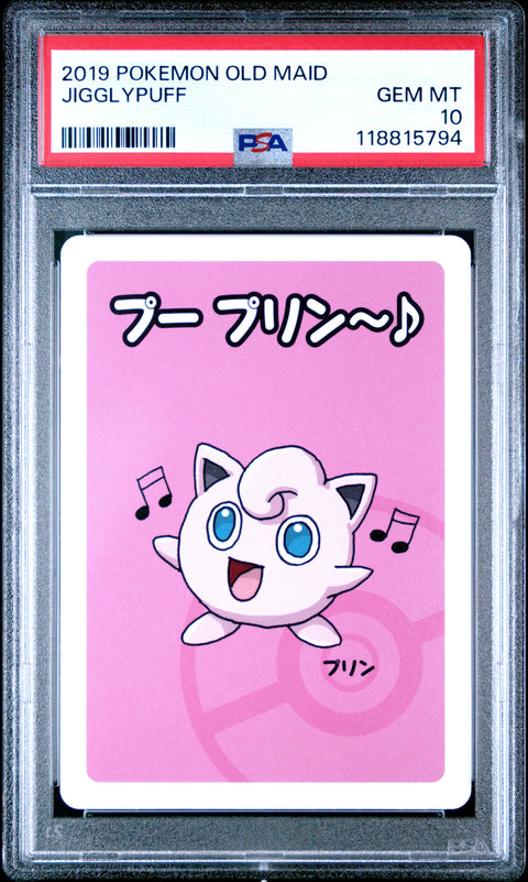 2019 Pokemon Old Maid Jigglypuff # PSA 10