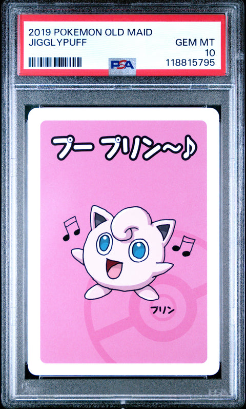 2019 Pokemon Old Maid Jigglypuff # PSA 10