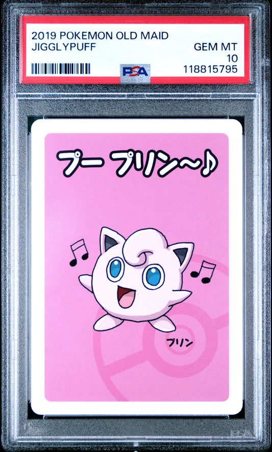 2019 Pokemon Old Maid Jigglypuff # PSA 10