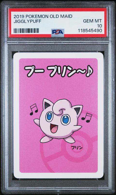 2019 Pokemon Old Maid Jigglypuff # PSA 10