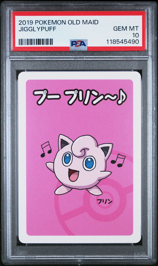2019 Pokemon Old Maid Jigglypuff # PSA 10