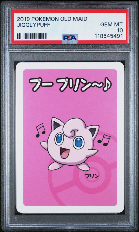 2019 Pokemon Old Maid Jigglypuff # PSA 10