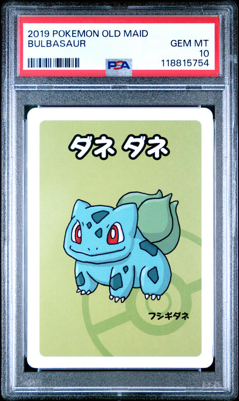 2019 Pokemon Old Maid Bulbasaur # PSA 10