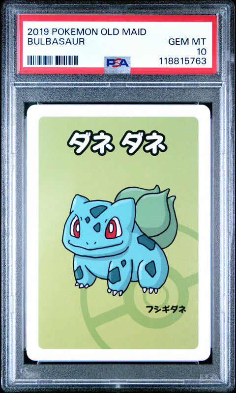 2019 Pokemon Old Maid Bulbasaur # PSA 10