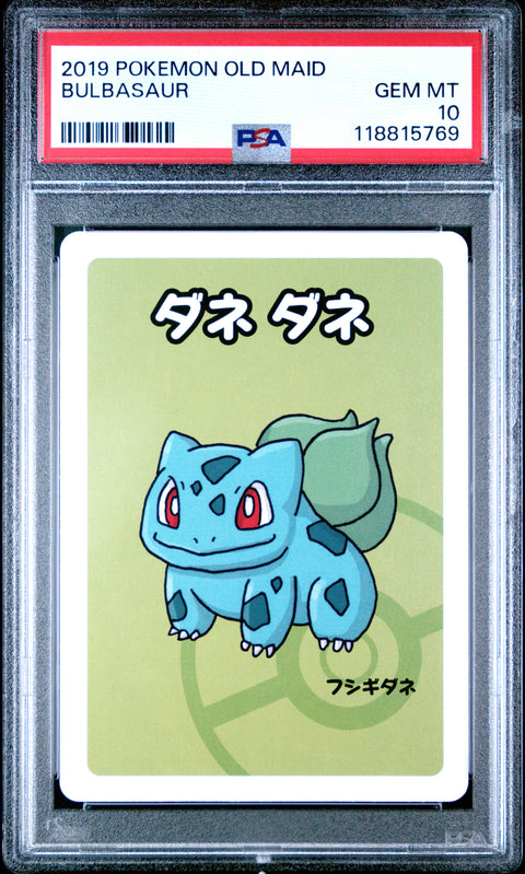 2019 Pokemon Old Maid Bulbasaur # PSA 10