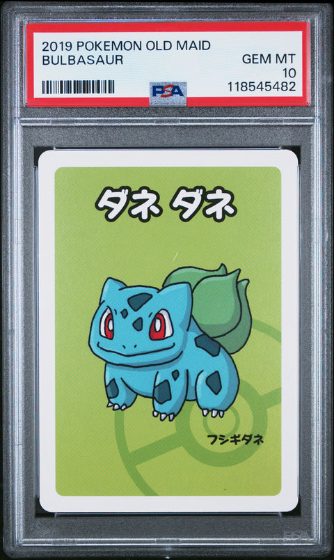 2019 Pokemon Old Maid Bulbasaur # PSA 10