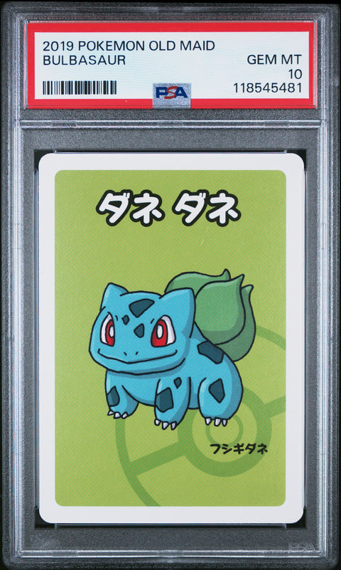 2019 Pokemon Old Maid Bulbasaur # PSA 10