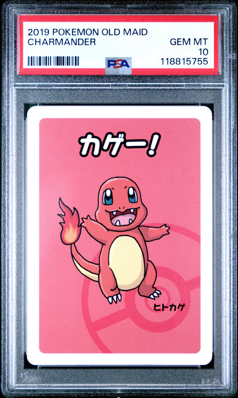 2019 Pokemon Old Maid Charmander # PSA 10