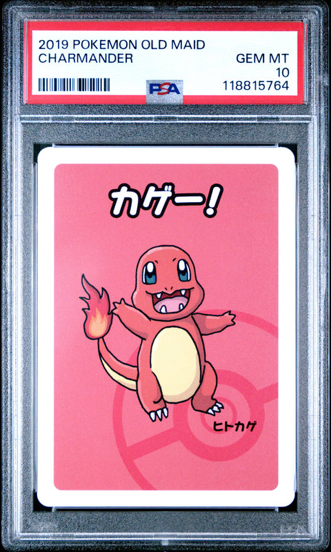 2019 Pokemon Old Maid Charmander # PSA 10