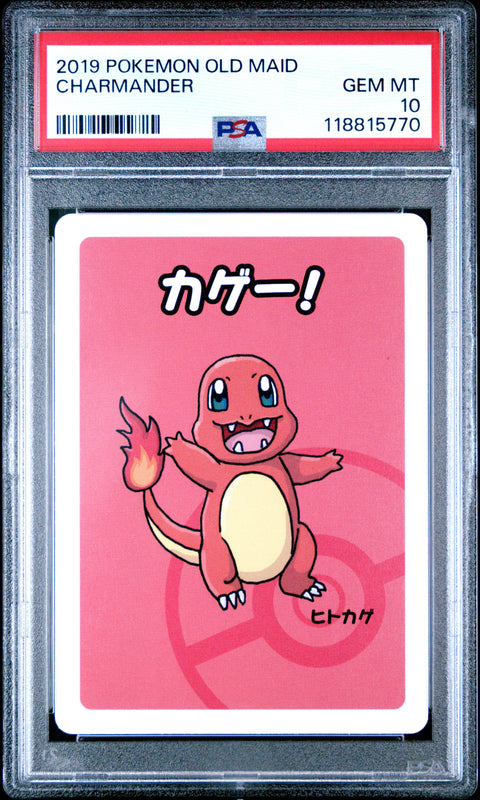 2019 Pokemon Old Maid Charmander # PSA 10