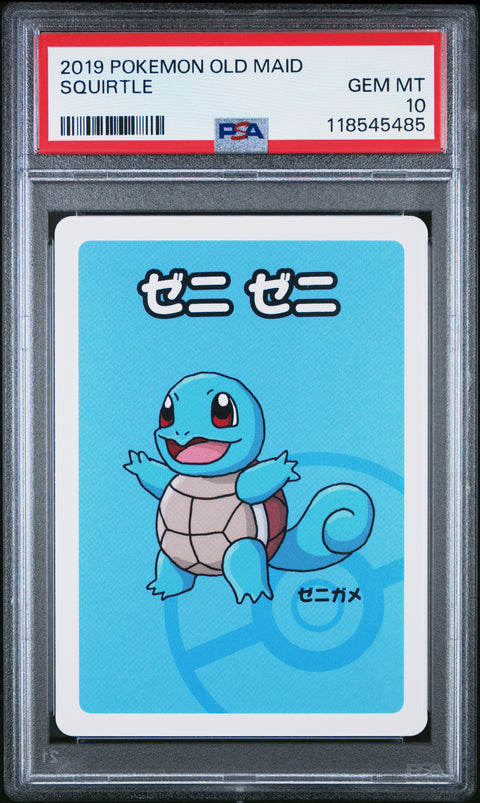2019 Pokemon Old Maid Squirtle # PSA 10