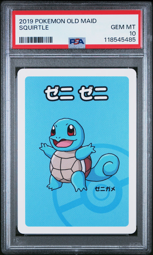 2019 Pokemon Old Maid Squirtle # PSA 10