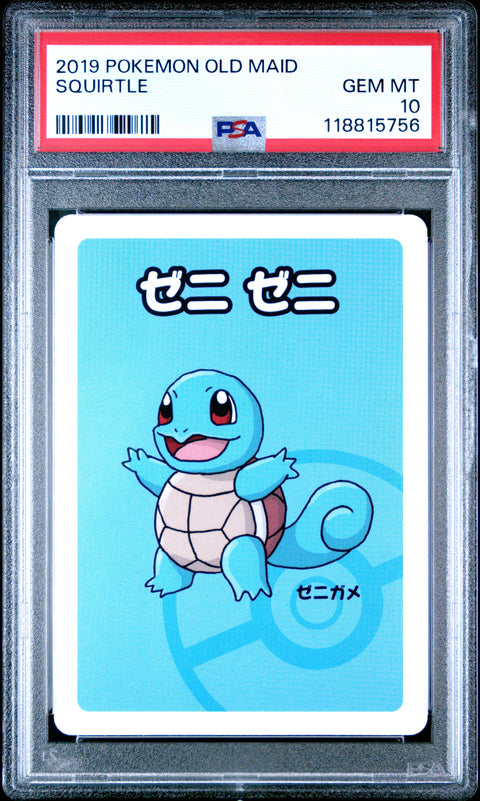2019 Pokemon Old Maid Squirtle # PSA 10