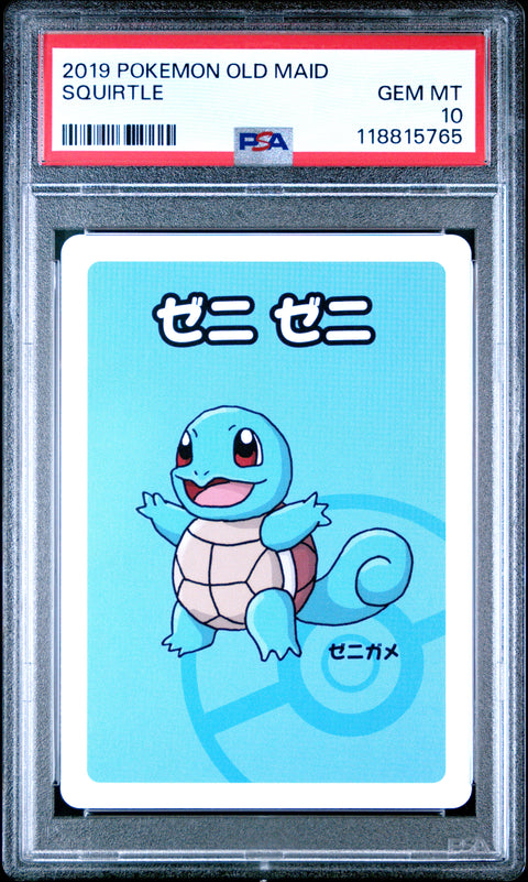 2019 Pokemon Old Maid Squirtle # PSA 10