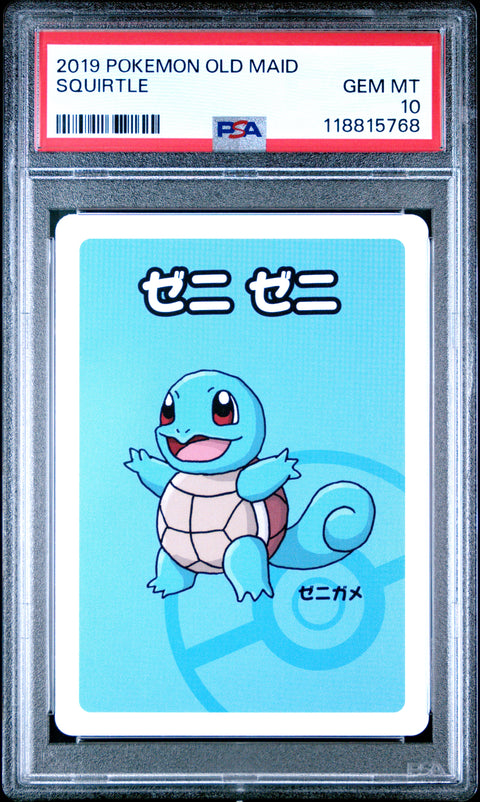 2019 Pokemon Old Maid Squirtle # PSA 10