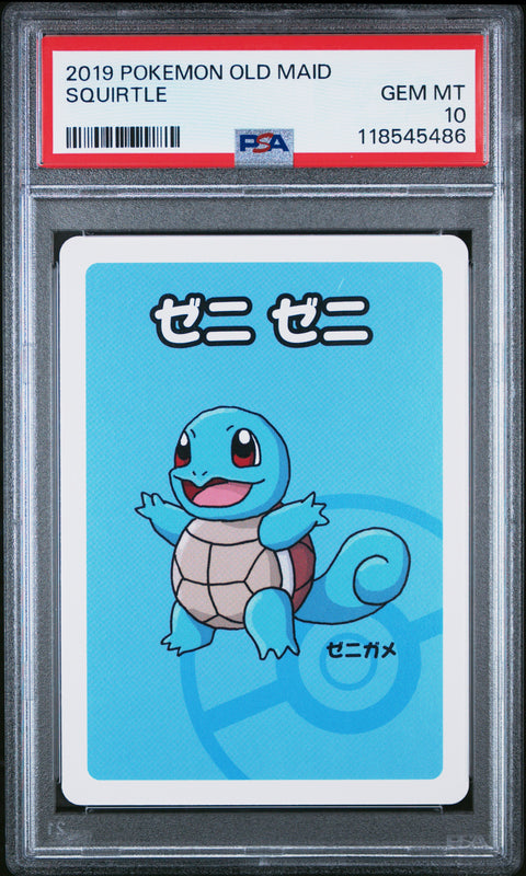 2019 Pokemon Old Maid Squirtle # PSA 10