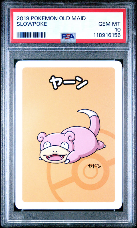 2019 Pokemon Old Maid Slowpoke # PSA 10