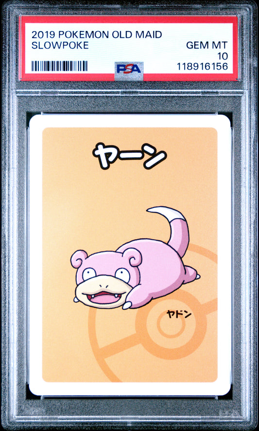 2019 Pokemon Old Maid Slowpoke # PSA 10