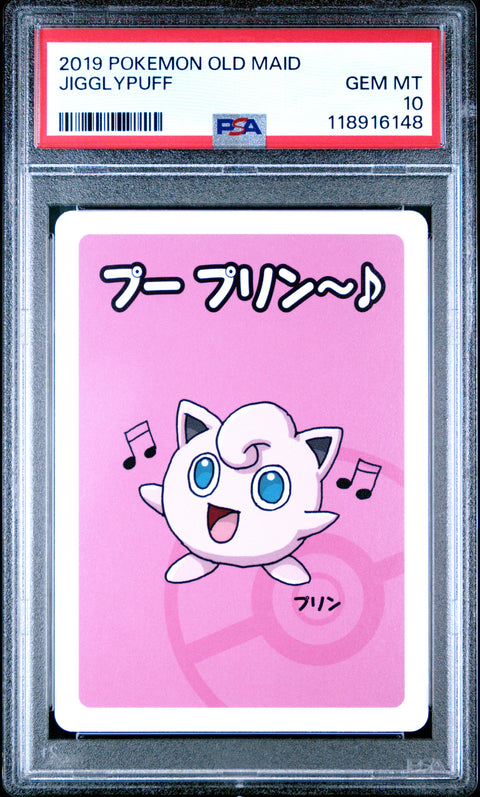 2019 Pokemon Old Maid Jigglypuff # PSA 10