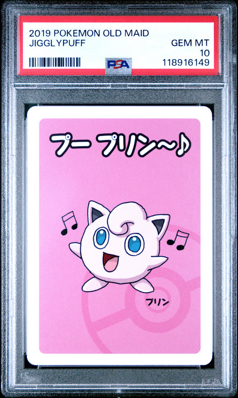 2019 Pokemon Old Maid Jigglypuff # PSA 10