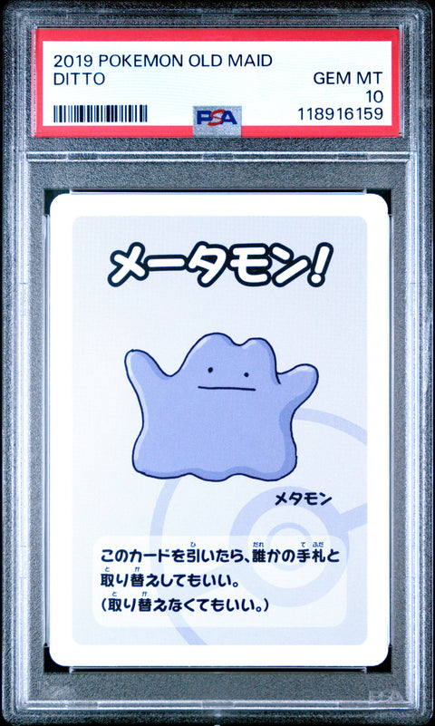 2019 Pokemon Old Maid Ditto # PSA 10