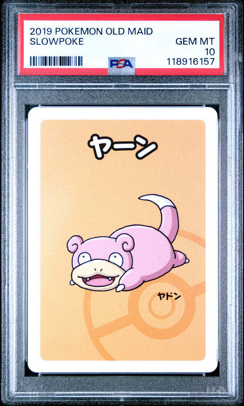 2019 Pokemon Old Maid Slowpoke # PSA 10