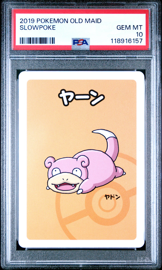 2019 Pokemon Old Maid Slowpoke # PSA 10