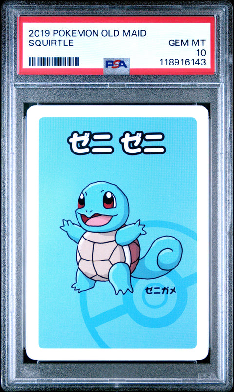 2019 Pokemon Old Maid Squirtle # PSA 10
