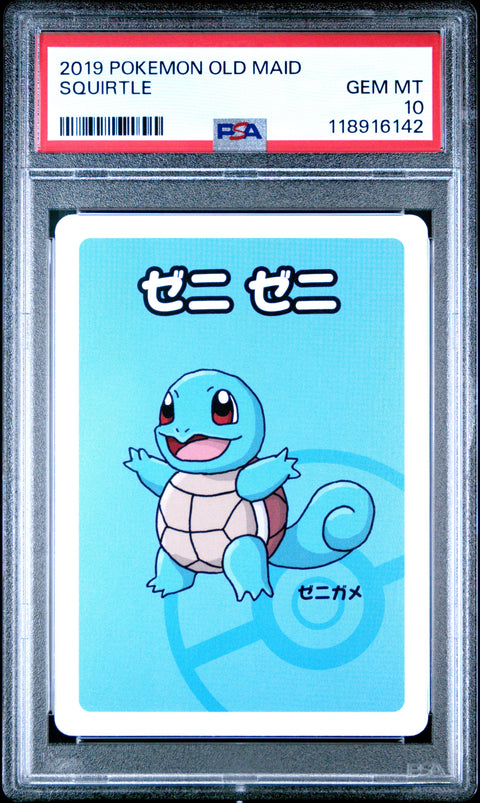 2019 Pokemon Old Maid Squirtle # PSA 10