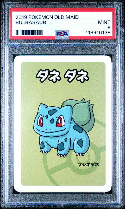 2019 Pokemon Old Maid Bulbasaur # PSA 9