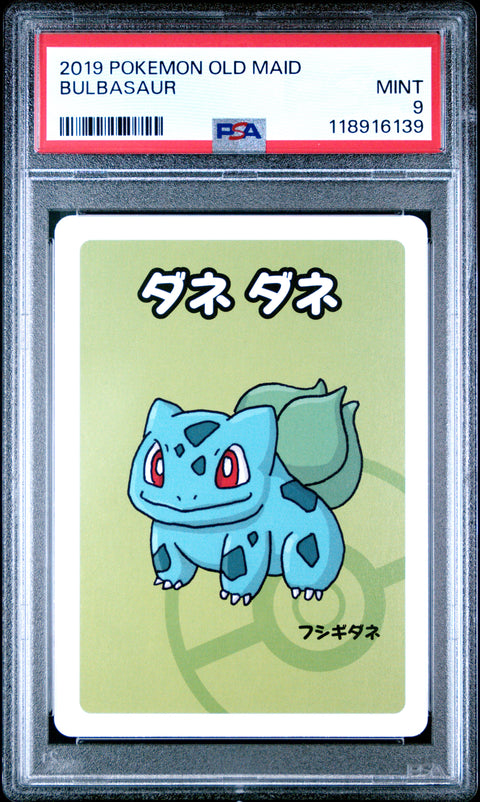 2019 Pokemon Old Maid Bulbasaur # PSA 9