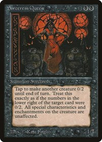 MTG Arabian Nights Sorceress Queen