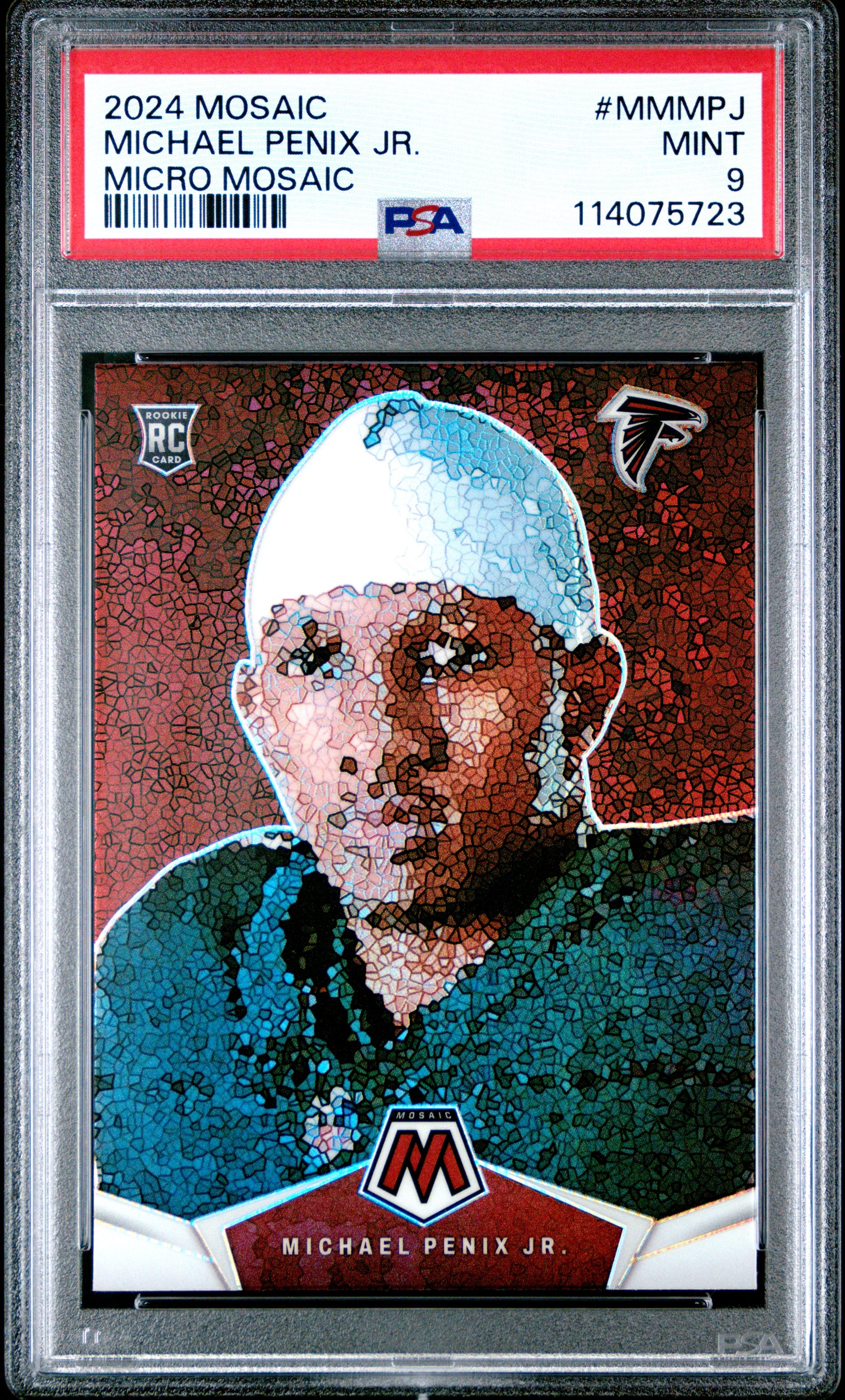 2024 Panini Mosaic Micro Mosaic #MMMPJ Michael Penix Jr. PSA 9 114075723