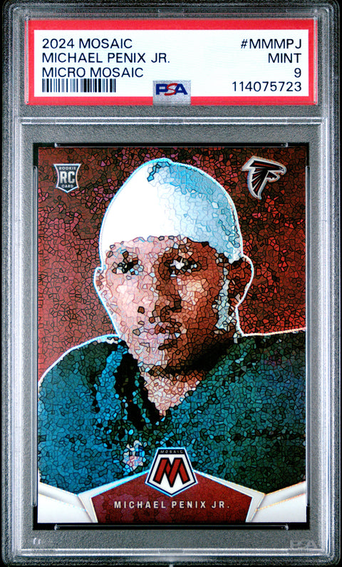 2024 Panini Mosaic Micro Mosaic #MMMPJ Michael Penix Jr. PSA 9 114075723